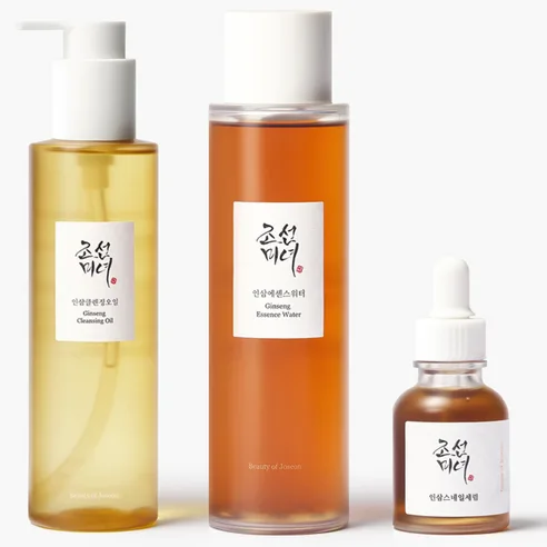 Beauty of Joseon Ginseng 3-Piece Set (Cleansing Oil + Essence Water + Snail Serum)