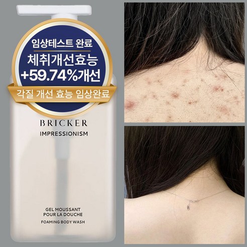 BRICKER Impressionism AHA BHA PHA Acne Relief Perfume Body Wash 300ml