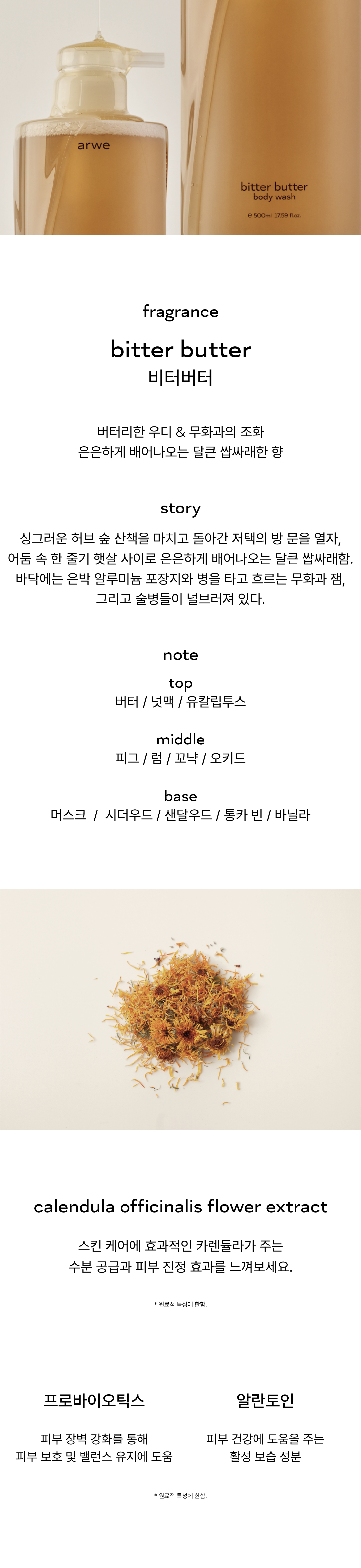 ARWE Body Wash Detail