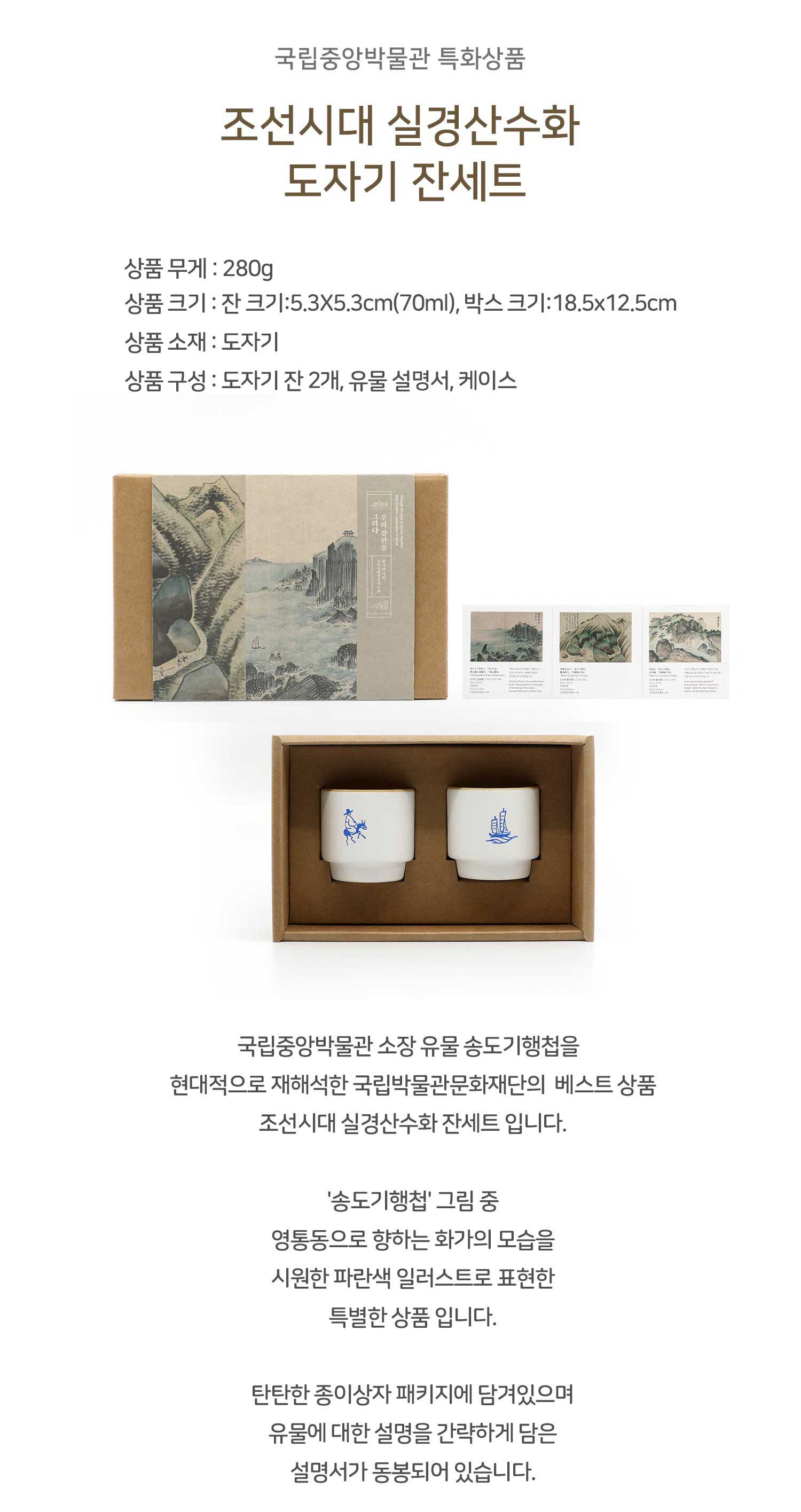 Joseon Cup Set Detail 1