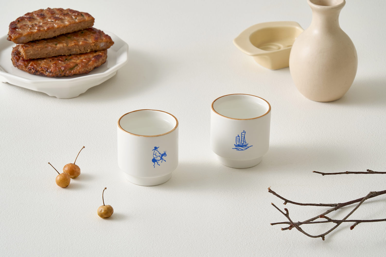 Joseon Cup Set Detail 2