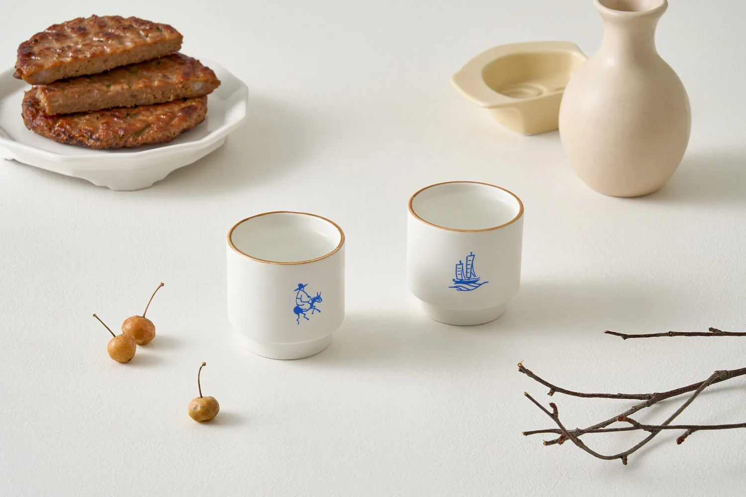 Joseon Cup Set Detail 2