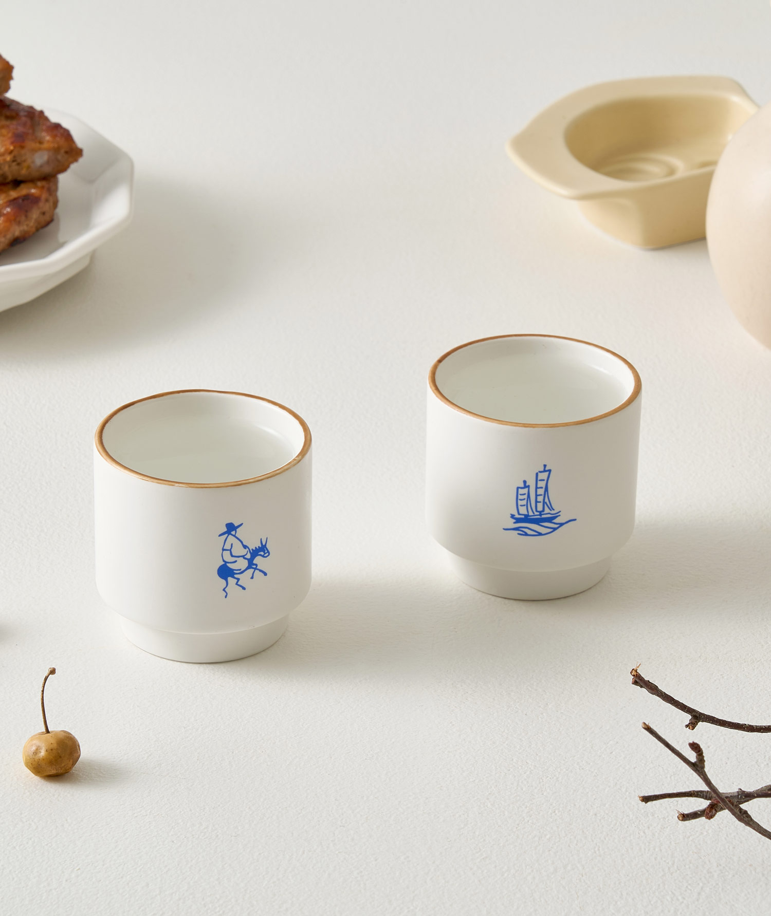 Joseon Cup Set Detail 3