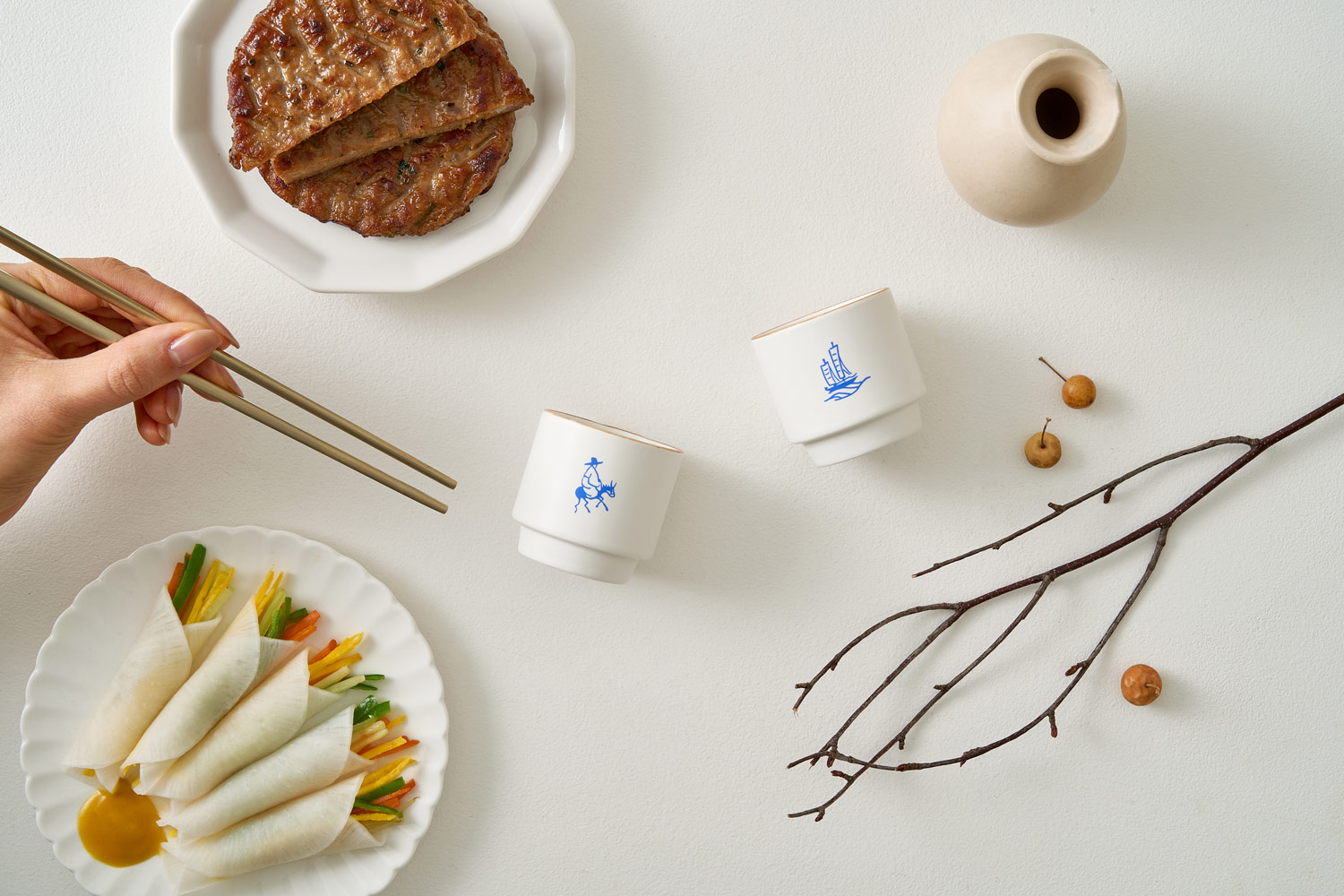 Joseon Cup Set Detail 4