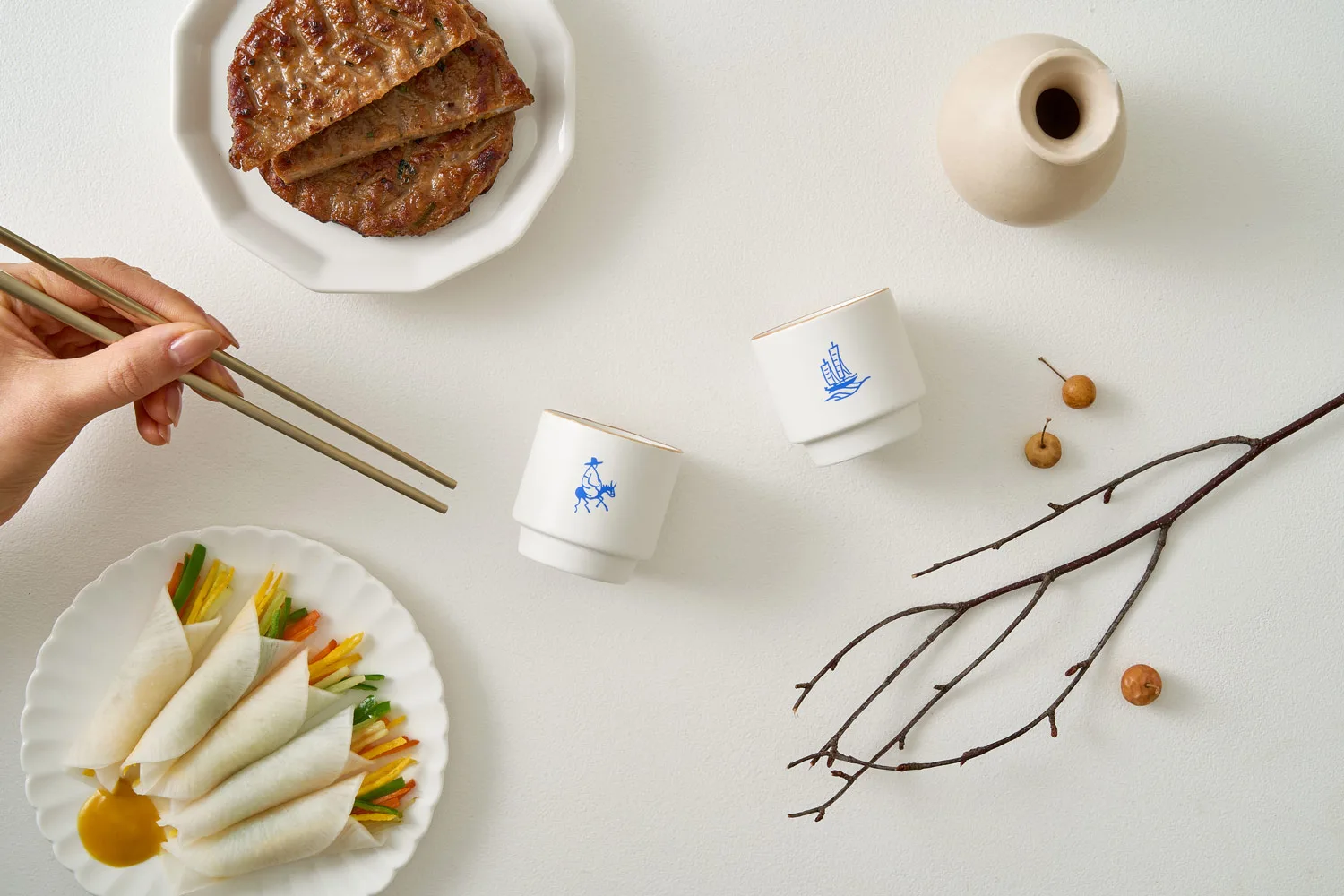 Joseon Cup Set Detail 4