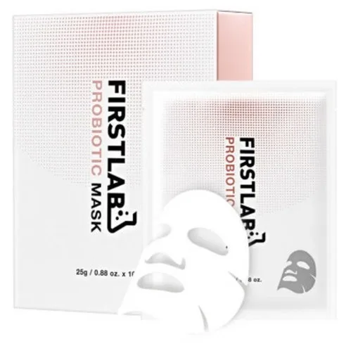 FIRSTLAB Probiotic Mask Season 4 - 10 Sheets | Instant Whitening & Deep Hydration Sheet Mask by Ildong Pharmaceutical