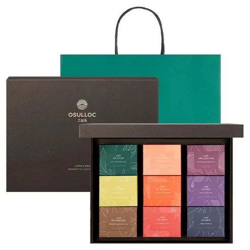 OSULLOC Premium Tea Collection 9 Types x 10p Gift Set