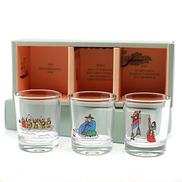 Sehan Pyeongan Exhibition Glass Set - National Museum of Korea MUDS Goods