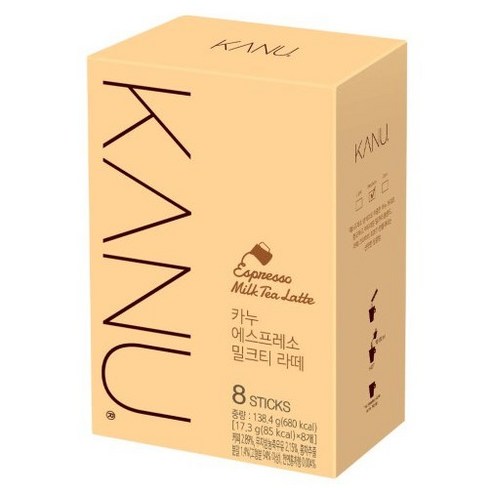 KANU Espresso Milk Tea Latte 8sticks /24sticks