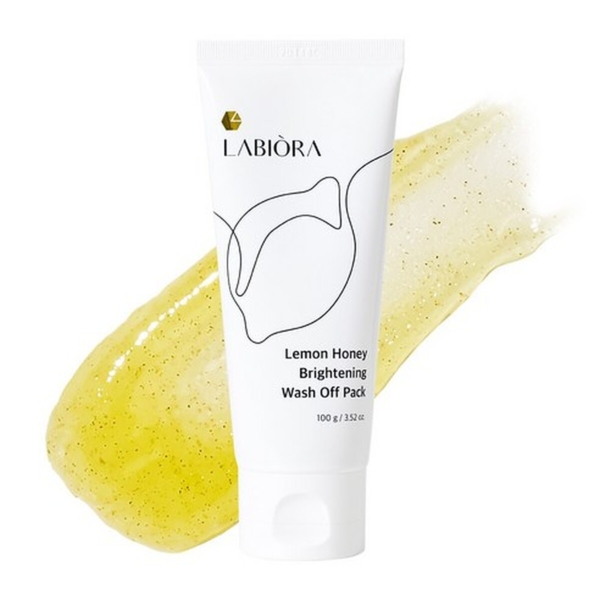 LAVIORA Bae Jong-ok Lemon Honey Brightening Wash-Off Pack 100g - Exfoliating Mask for Radiant Skin