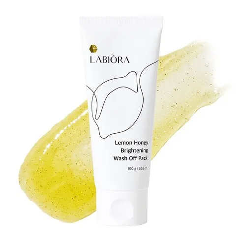 LAVIORA Bae Jong-ok Lemon Honey Brightening Wash-Off Pack 100g - Exfoliating Mask for Radiant Skin