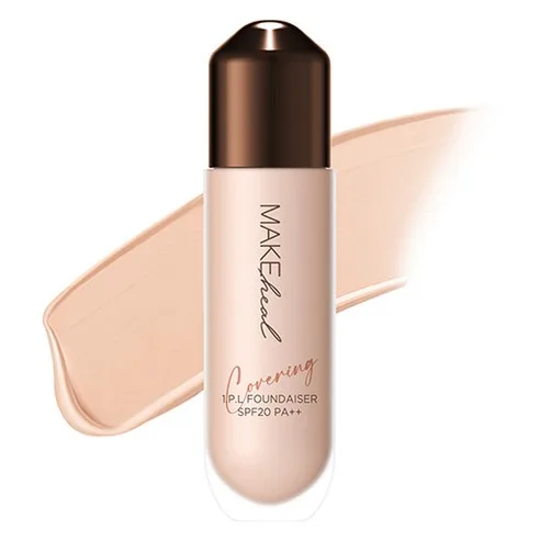 Makeheels One Feel Foundager Foundation 28g - Spatula Applicator, Semi-Matte Finish, Long-Lasting Coverage