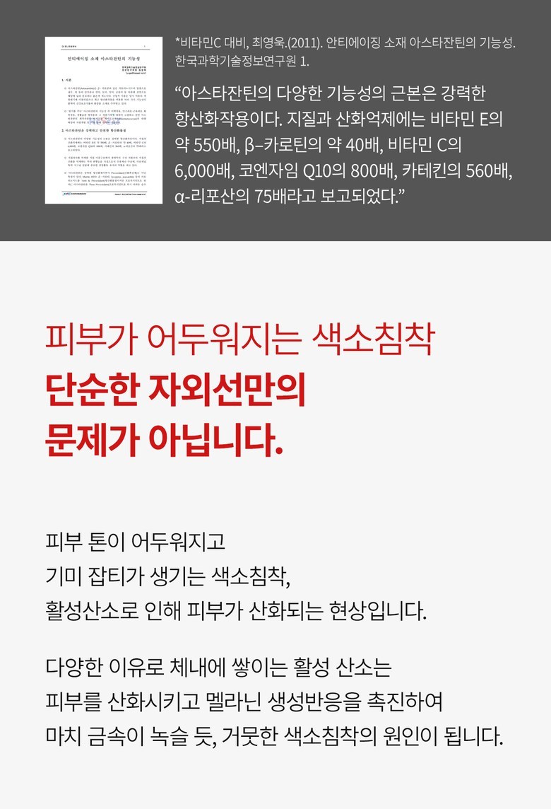 Pigmentation Care with Astaxanthin