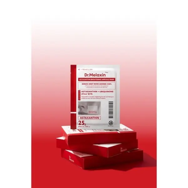 Dr. Melaxin Astaxanthin Whitening Ampoule Mask Pack 25g x 10 Sheets