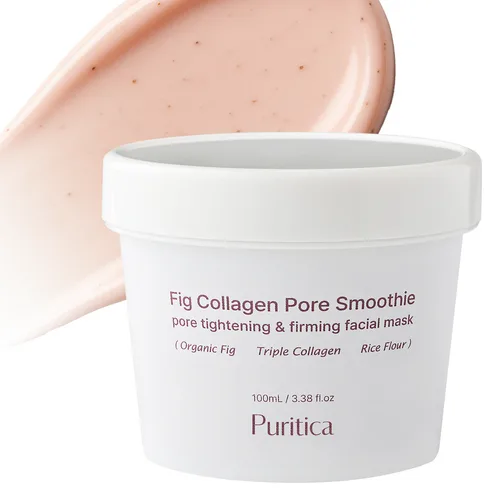 Purityca Fig Collagen Pore Smoothie Wash-Off Pack - Pore Care & Exfoliation