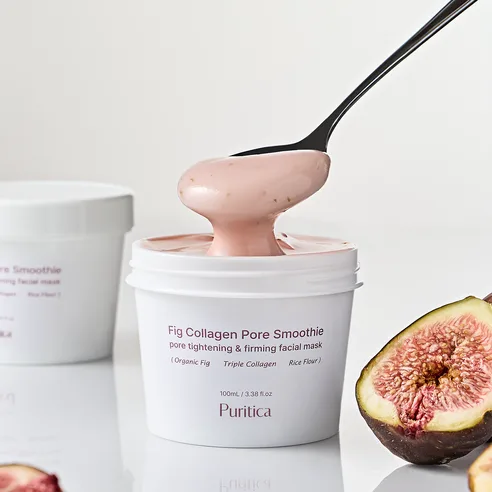 Purityca Fig Collagen Pore Smoothie Wash-Off Pack - Pore Care & Exfoliation - Image 4
