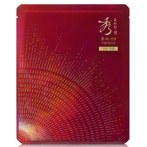 Sooryehan Red Ginseng Wrinkle Care Mask 30ml x 5 Sheets