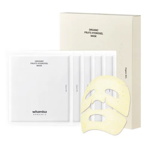 WHAMISA Organic Fruits Fermented Yuja Hydrogel Mask 5 Sheets