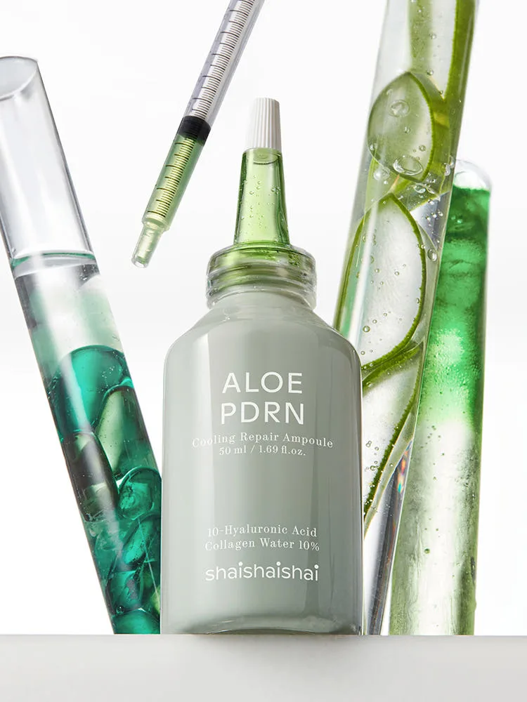 SHAISHAISHAI Aloe PDRN Cooling Repair Ampoule 50ml - Image 3