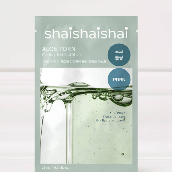 SHAISHAISHAI Aloe PDRN Cooling Gel Pad Mask 10 Sheets