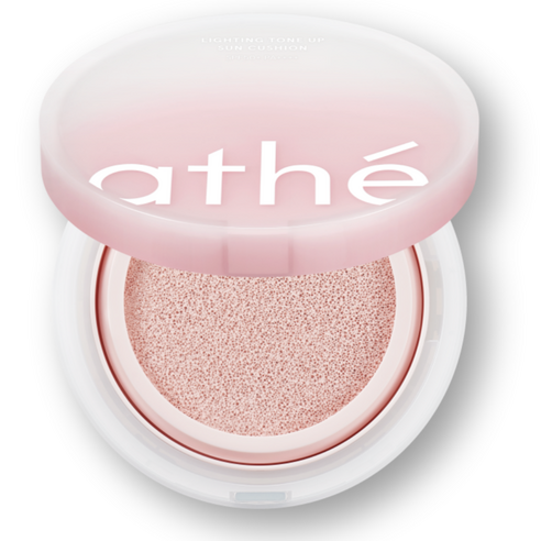 ATHE Vegan Relief Lighting Tone-Up Sun Cushion SPF50+ PA++++ 12g - Rose Petal