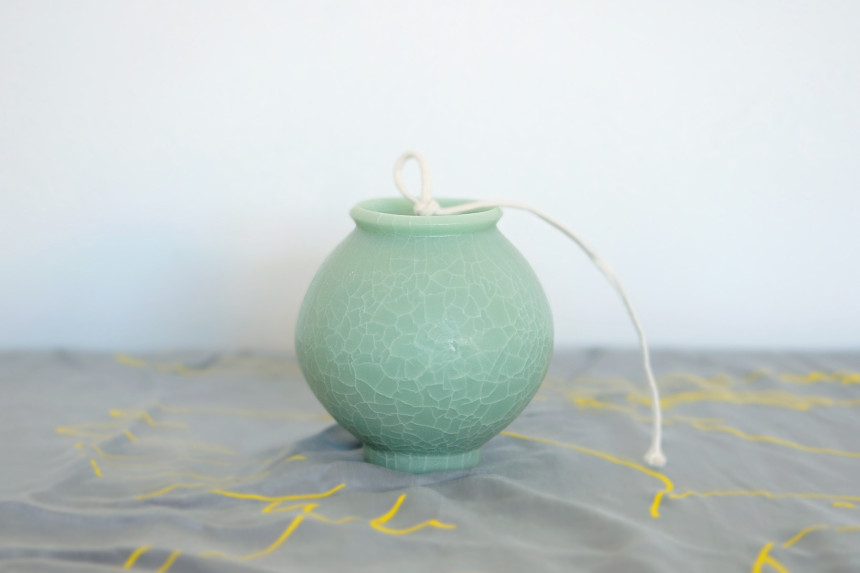 Eunjo Mansion Dalhangari 'Sae-gye' - Cheong-yeon Pillar Candle Object Detail