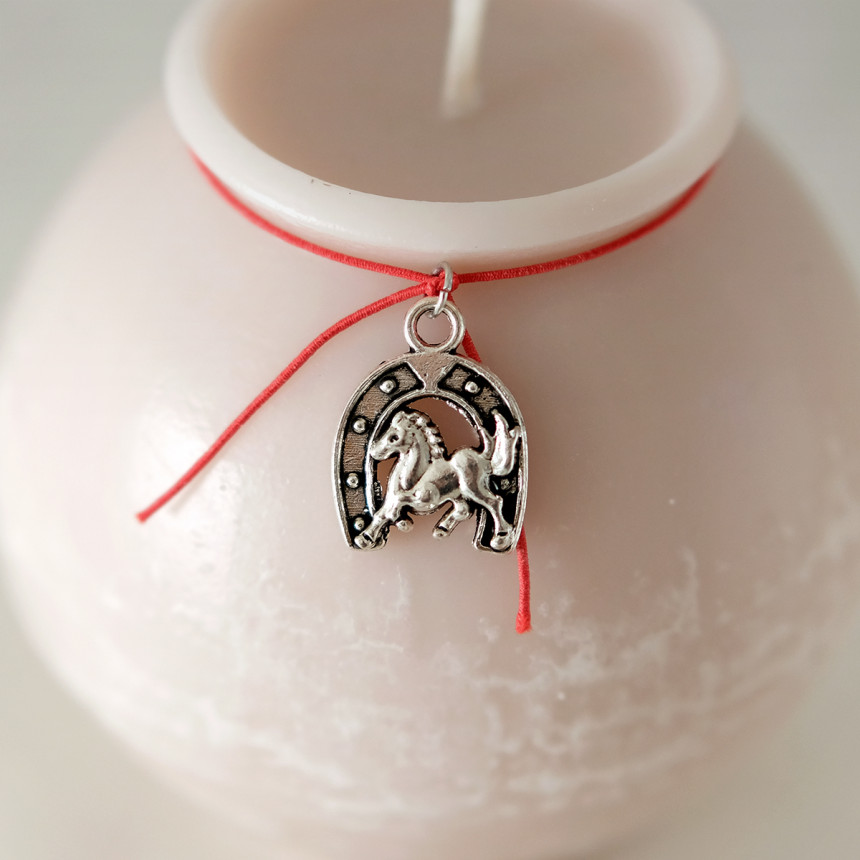 Eunjo Mansion 'Red Horse' Dalhangari Object Candle - 2026 Special Edition Korean Souvenir Detail