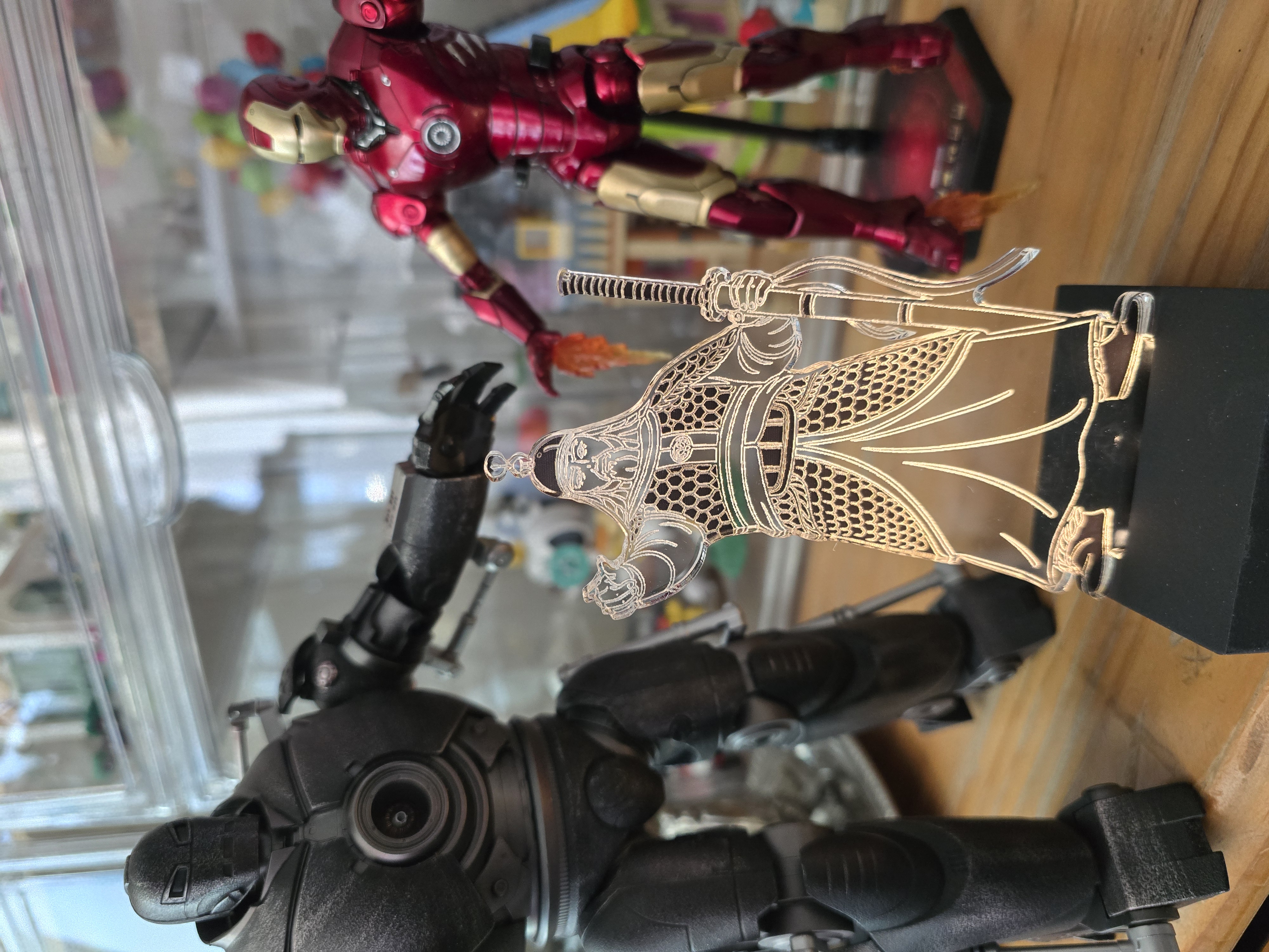 Korean Folk Village Lantern Yi Sun-sin Lamp - Traditional Lantern Replica (Estimated) Detail