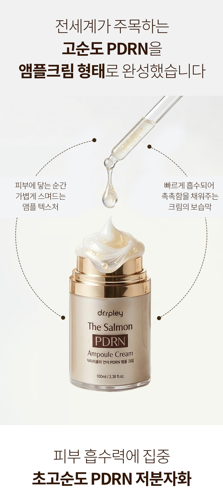 Dr.rpley Salmon PDRN Ampoule Cream Features
