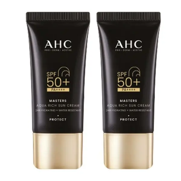 AHC Masters Aqua Rich Suncream SPF50+ PA++++ 30ml+30ml