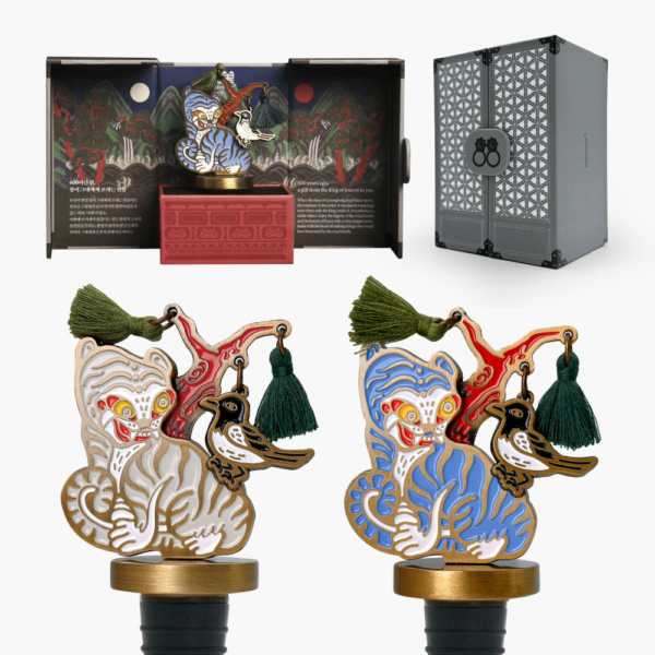 K-Heritage Hojakdo Wine Stopper - K-Heritage Cultural Wine Stopper (National Heritage Promotion Agency)