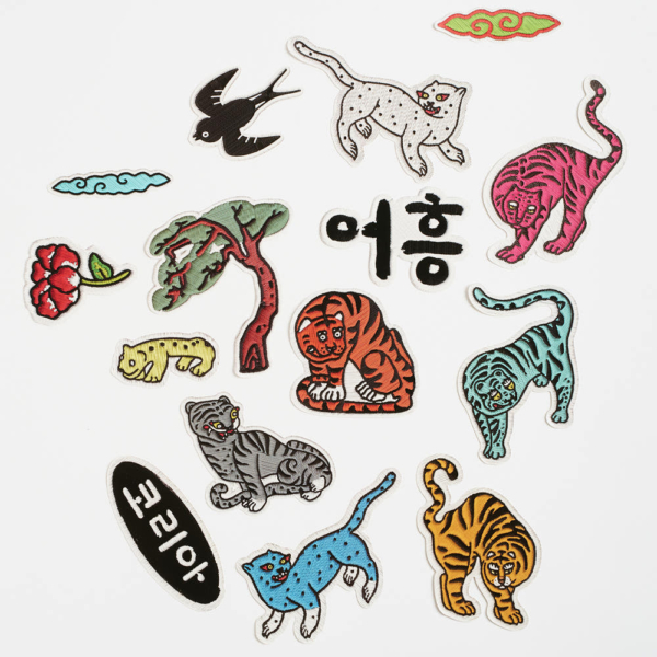 K-Heritage Eohheung Removable Sticker Set - Tiger Sticker Pack (K-Heritage National Heritage Promotion Agency)
