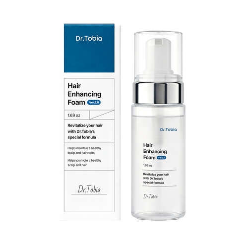 Dr. Tobia Caffeine Hair Enhancing Foam Follicle Activator 50ml - Scalp & Hair Tonic Ampoule
