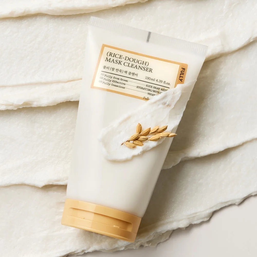 FULLY Rice Dough Mask Cleanser 130ml+130ml - Image 6