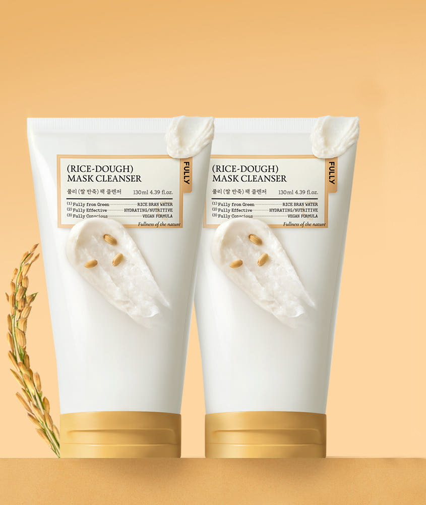 FULLY Rice Dough Mask Cleanser 130ml+130ml