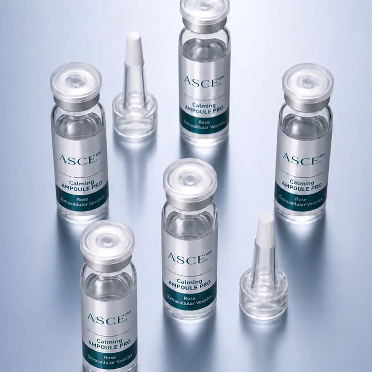 ASCEplus Calming Ampoule Pro 3.5ml x 5 Vials - 7-Day Rose Exosome Skin Resuscitation