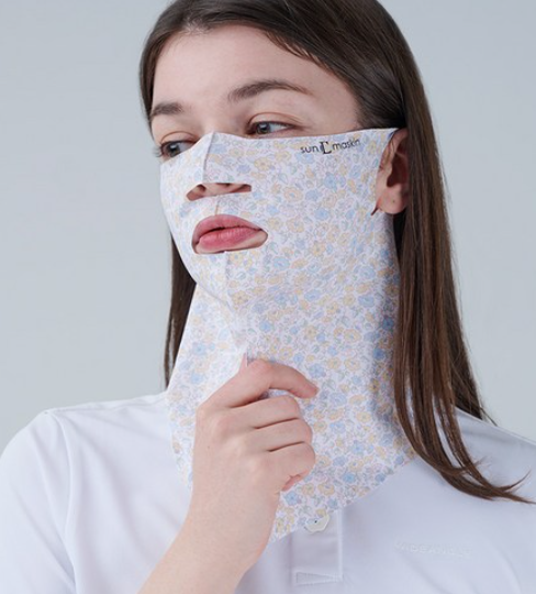 Sunmaskin UV Sun Protection Full-Face Open Style Golf Mask - Sports Mask - Image 2