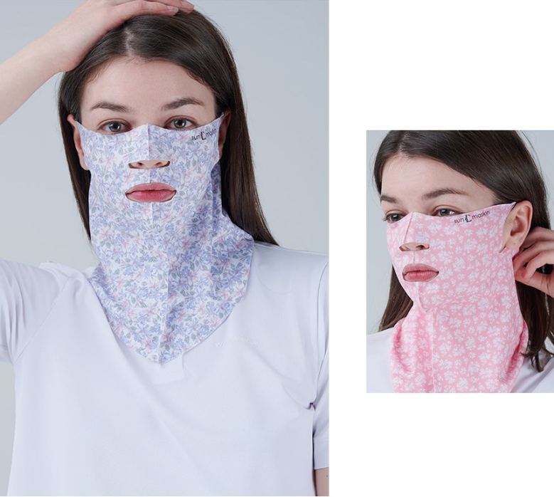 Sunmaskin UV Sun Protection Full-Face Open Style Golf Mask - Sports Mask