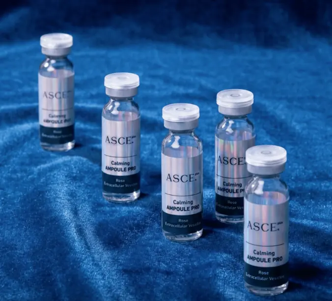 ASCEplus Rose-Exosome Skin Boosting Ampoule Pro 3.5ml x 5 Vials - High Concentration, 7-Day Skin Resuscitation
