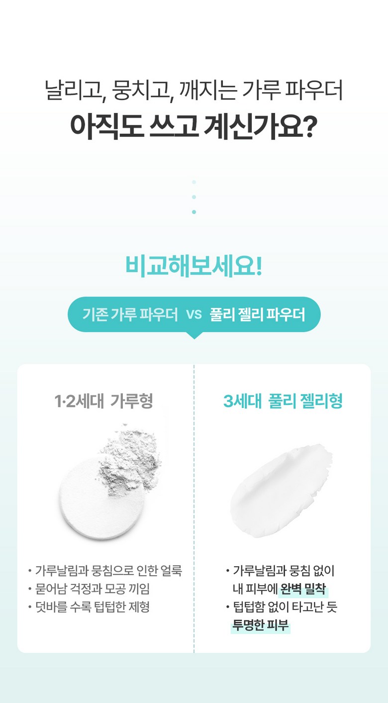 FULLY Pulli No-Sebum Jelly Powder (Transparent) - 1 Piece Detail
