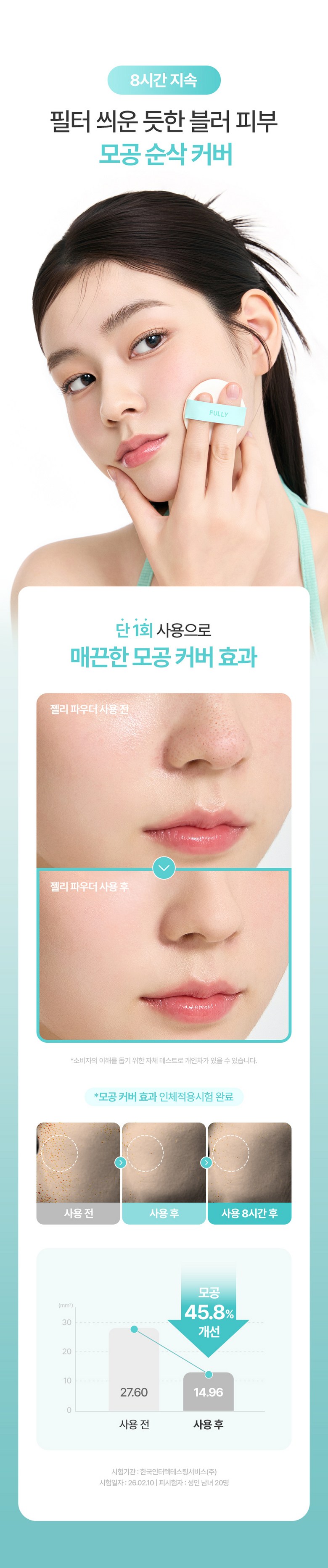 FULLY Pulli No-Sebum Jelly Powder (Transparent) - 1 Piece Detail