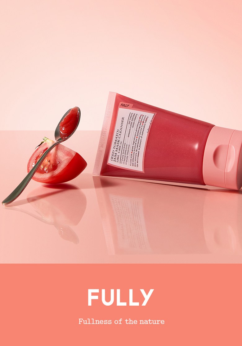 FULLY Red Tomato Jam Pack Cleanser 120ml Cleansing Foam Detail