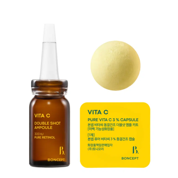 BONCEPT Vita C Freeze-Dried Double Shot Ampoule Kit