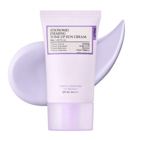 Fully Exosome Firming Tone-Up Sun Cream – Purple Tone-Up to Cover Yellow Undertone 50ml