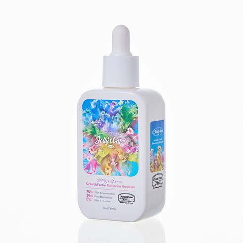 L'Aman'Jiwoo Jolly Water Growth Factor Sunscreen Ampoule 50ml Blue