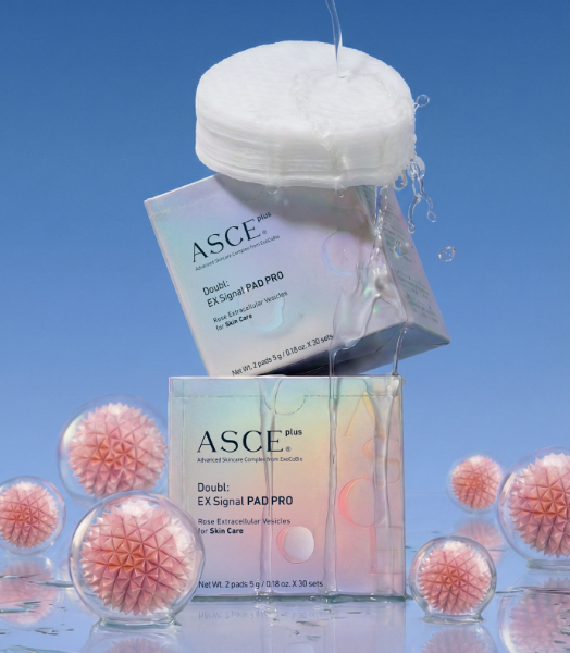 ASCEplus Doubl:EX Signal Pad Pro Rose Exosome Treatment Pads 30 pouches / 1 box
