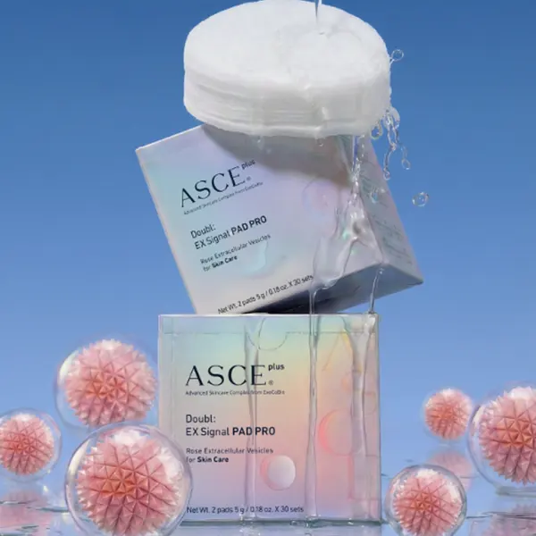 ASCEplus Doubl:EX Signal Pad Pro Rose Exosome Treatment Pads 30 pouches / 1 box
