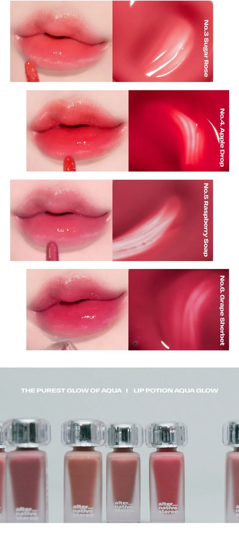 AlternativeStereo Lip Potion Aqua Glow 9ml Detail