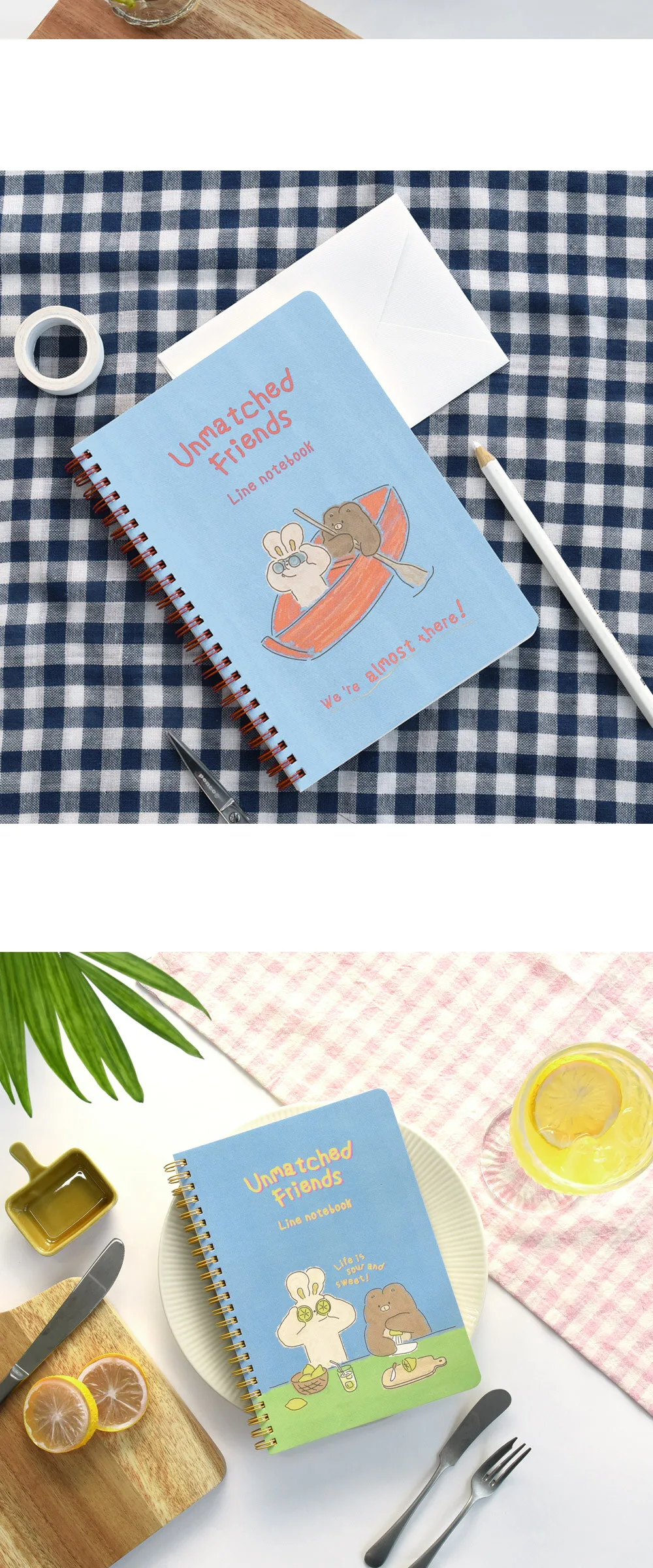 MONOLIKE Unmatched Line Notebook Detail