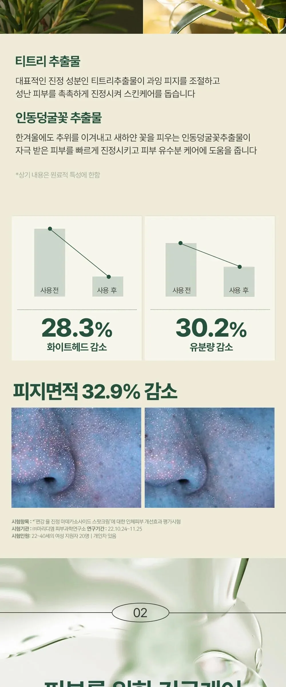Pyunkang Yul Calming Madecassoside Spot Cream 30ml×2 Pack Detail